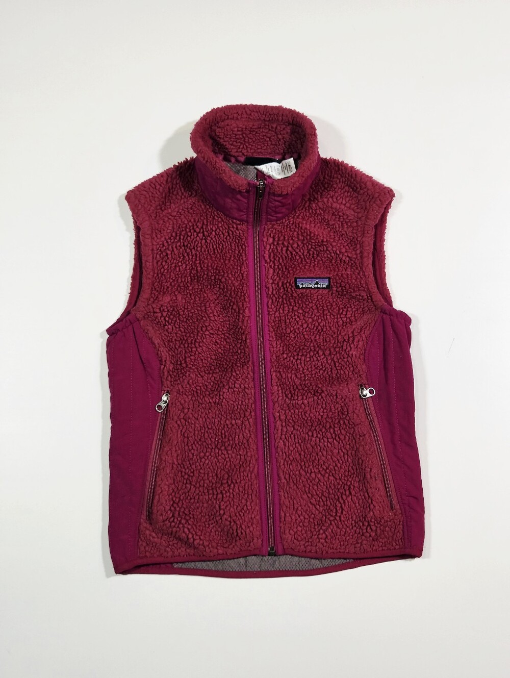 Patagonia Retro-X Women's Vest Small Raspberry Pink Sherpa Fleece
